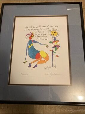 Brian Andreas StoryPeople “Bittersweet” Signed and dated 1993
